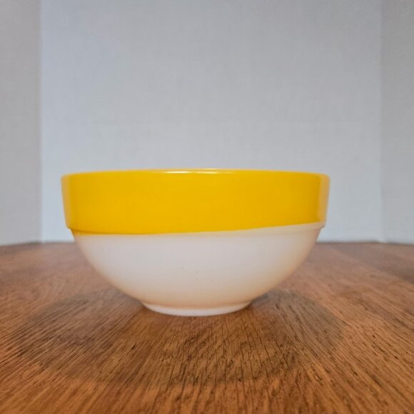 HTF Vintage Fire King Colonial Band Mixing Bowls Set of 3 Nesting Bowls Rare - Picture 9 of 11